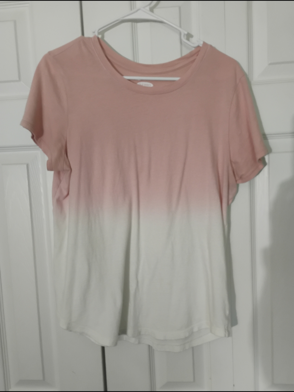 2/$13 Tops Old Navy Pink and White Ombre Short Sleeve Tee